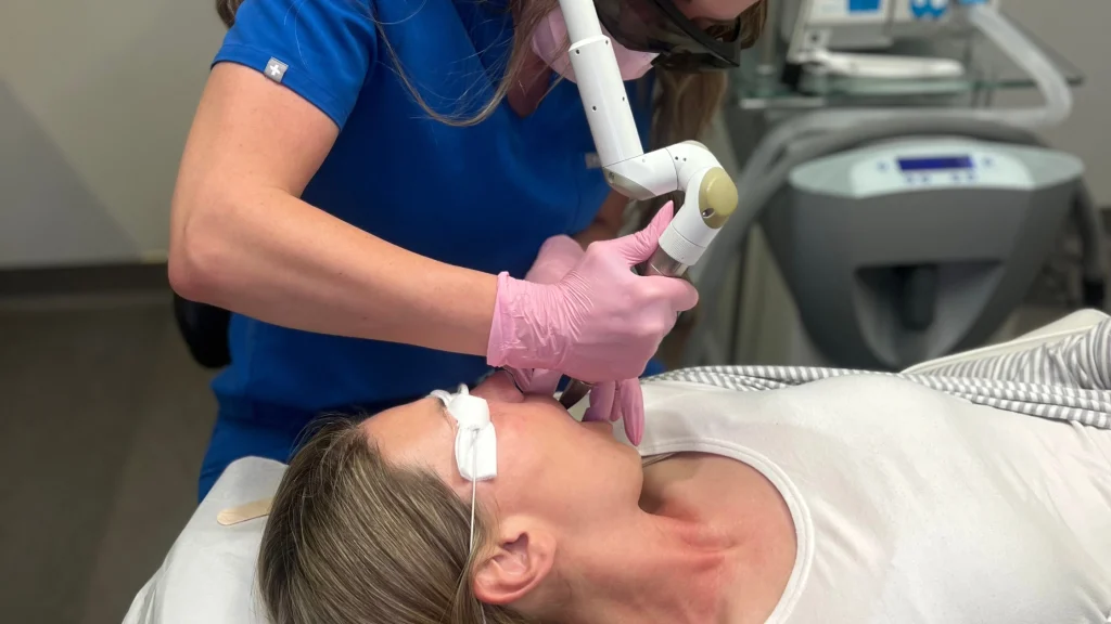 Intraoral at Market Mall Dermatology in Calgary, AB